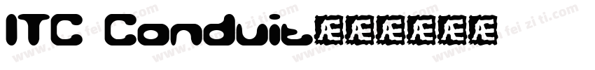 ITC Conduit字体转换